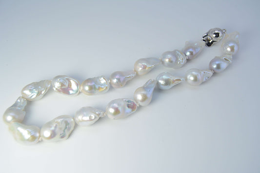 Pearl Necklace-Freshwater White Baroque