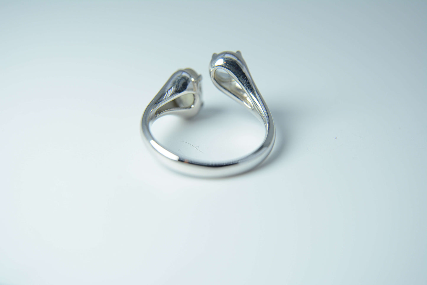 Feldspar and Aquamarine Ring