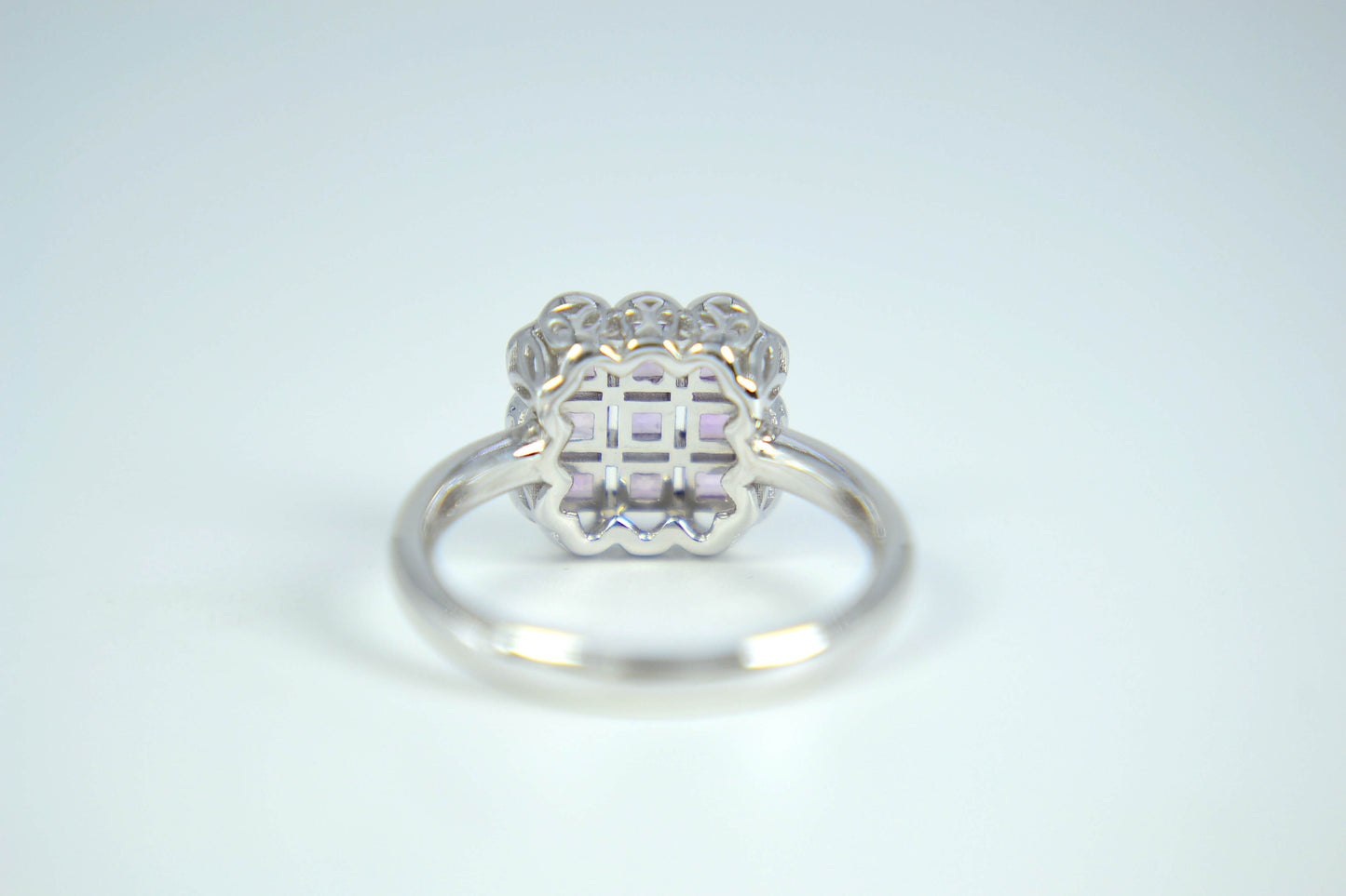 Pink Sapphires (non heat-treated) Ring