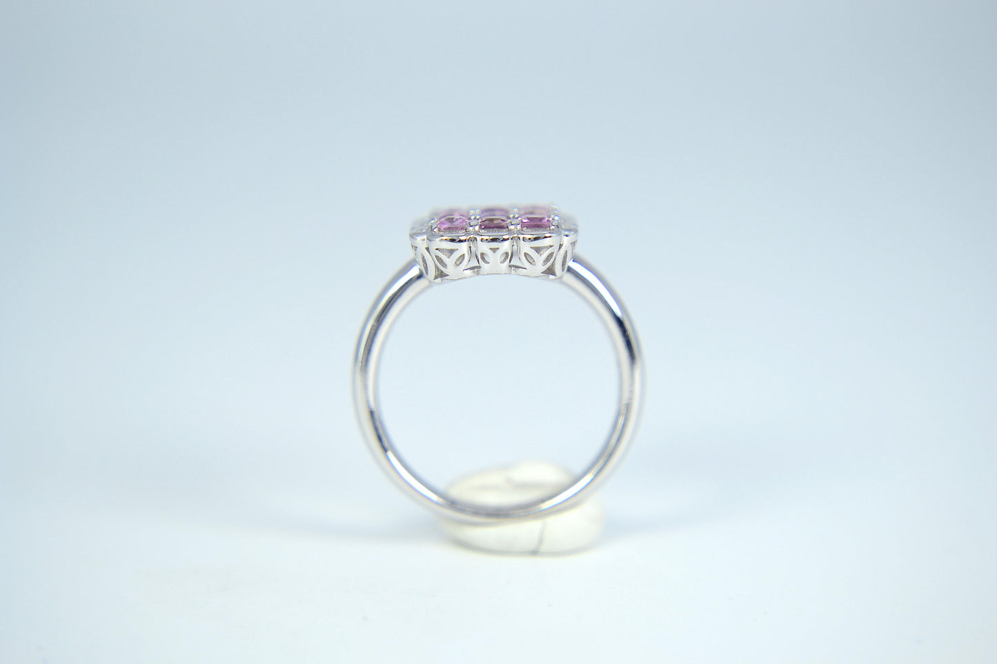 Pink Sapphires (non heat-treated) Ring