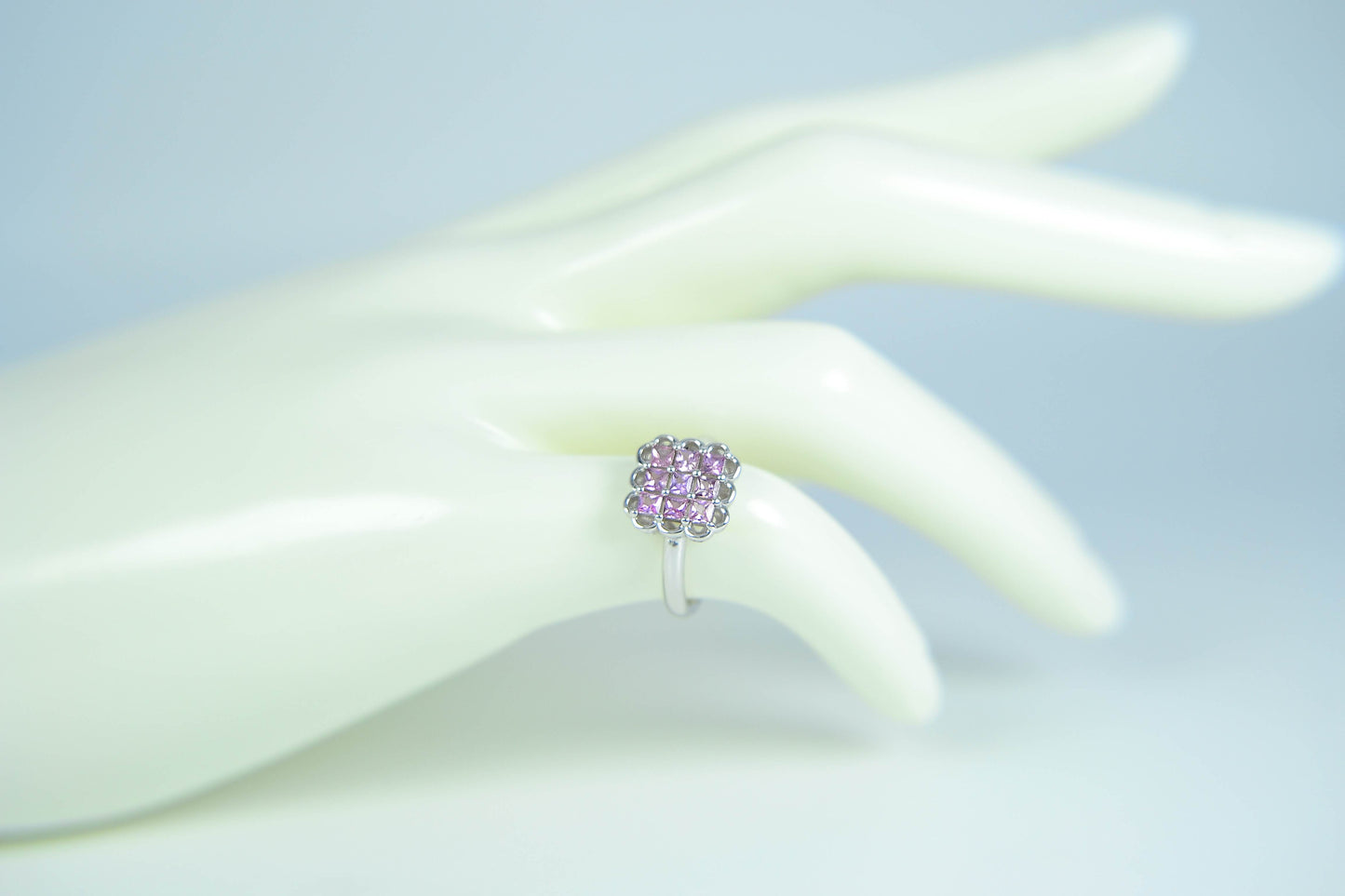 Pink Sapphires (non heat-treated) Ring